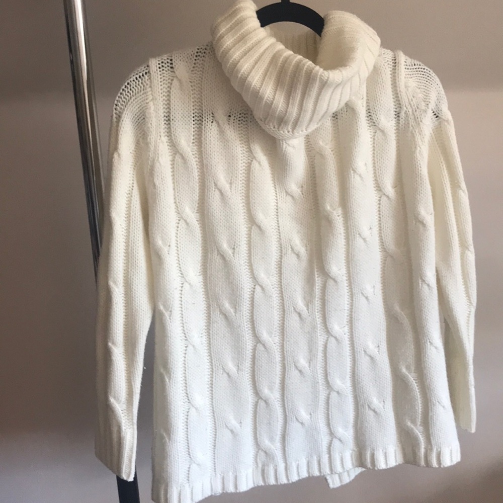 Dry Goods Open Backed Turtle Neck Sweater